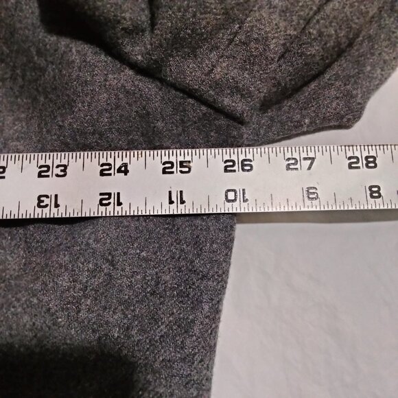 Sag Harbor Womens Gray Wool Blend Long Sleeve Button Up Blazer Jacket Size 20W - Picture 2 of 5